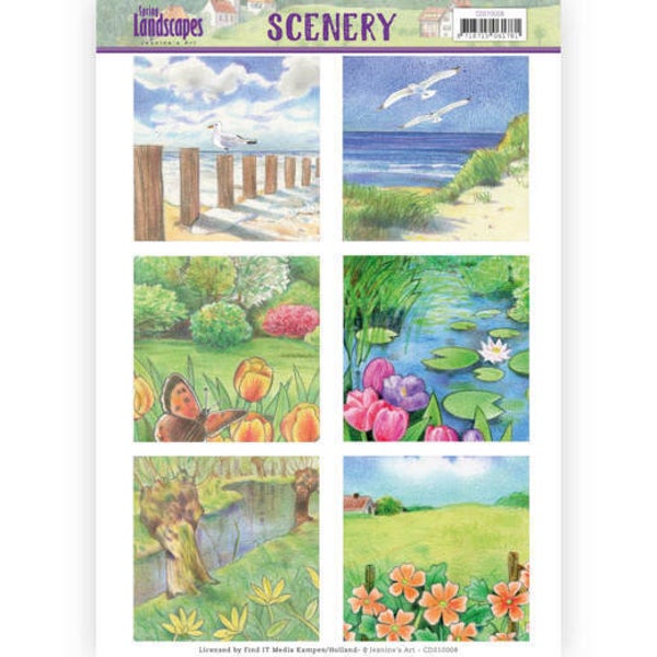 CDS10008 Jeanines Art - Spring Landscapes 1