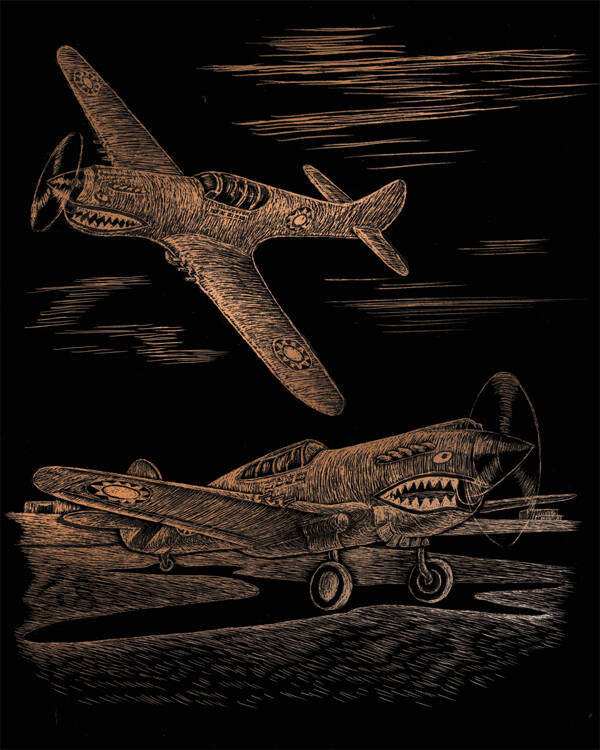 COPF25 - WWII FIGHTER COPPER