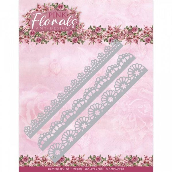 ADD10312 Pink Florals - Floral Borders