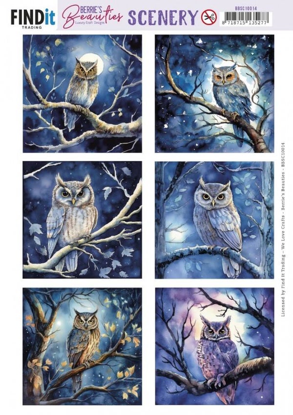 BBSC10014 Berries Beauties - Owl