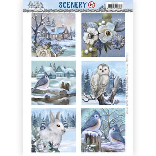 CDS10066 Amy Design - Awesome Winter Square