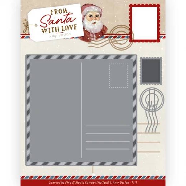 ADD10276 From Santa with love - Postcard