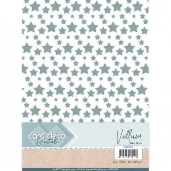 CDEVE007 Vellum - Stars Green