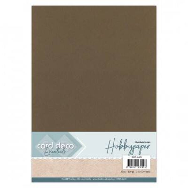 HP25-A433 Chocoladebruin Hobbypapier