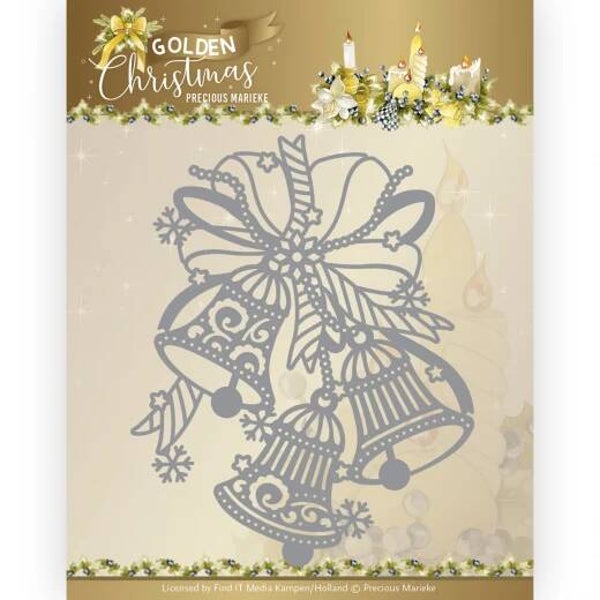 PM10237 Golden Christmas - Christmas Bell Ornament