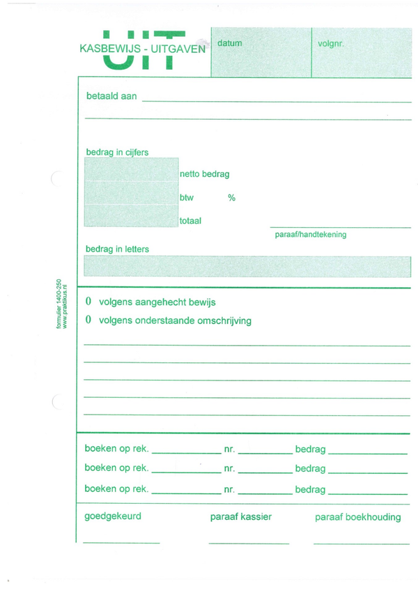 KAS-UIT tot 50 bloks