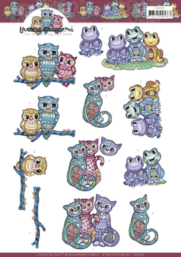 Boho Animals CD11610