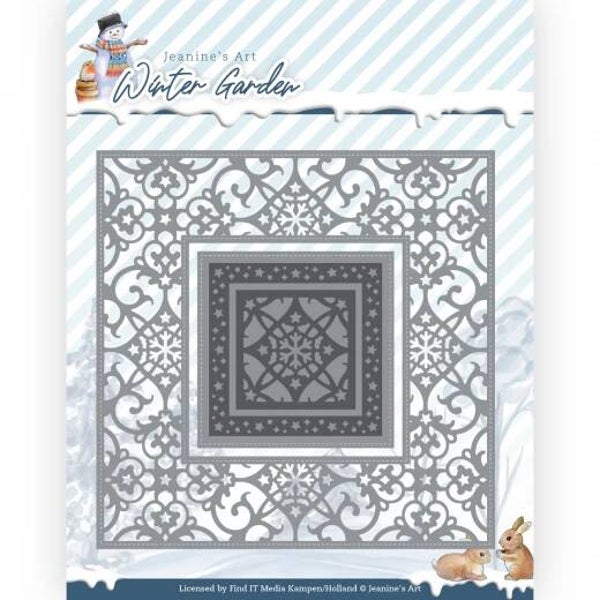 JAD10167 Winter Garden - Snowflake Frame