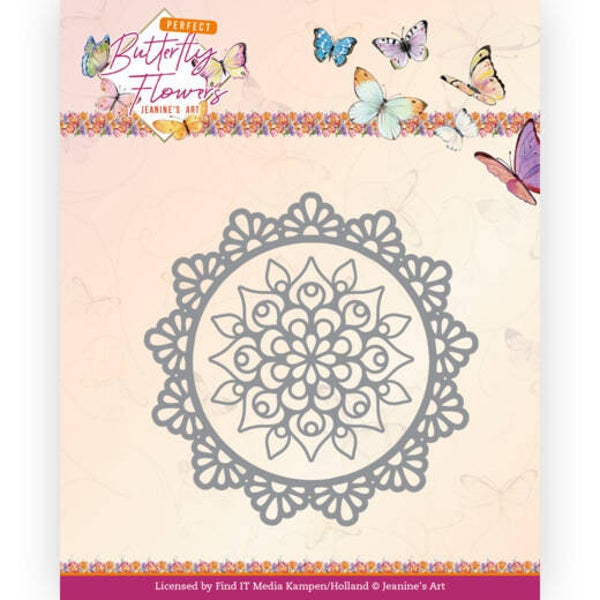 JAD10150 Perfect Butterfly Flowers - Flower Circle
