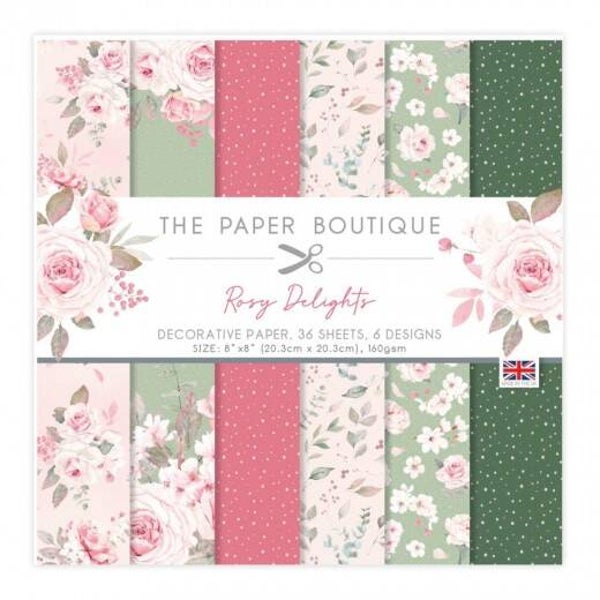 PB1737 Rosy Deligths 8x8 Paper Pad