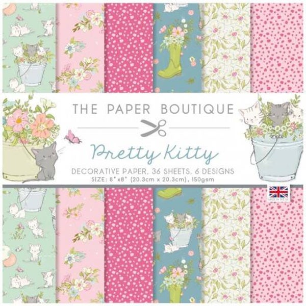 PB1788 Pretty Kitty 8x8 Paper Pad