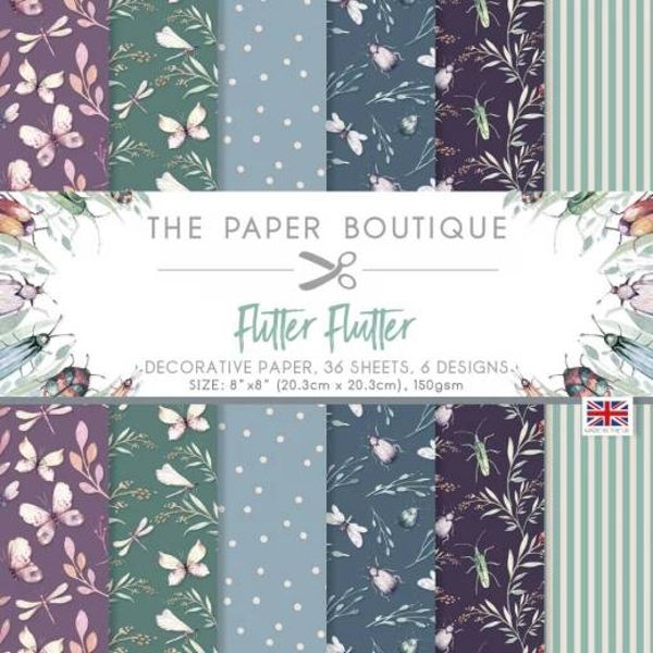 PB1915 Flitter Flutter 8x8 Paper Pad