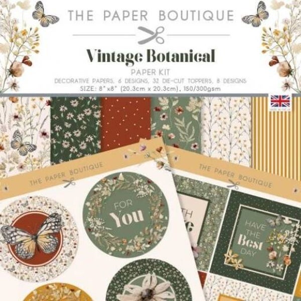 PB1928 Vintage Botanical Paper Kit
