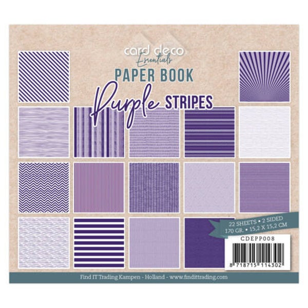 CDEPP008 Paperbook - Purple Stripes