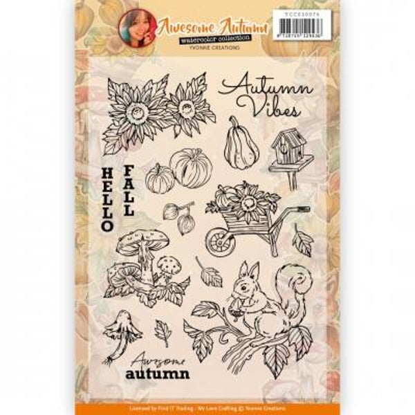 YCCS10076 Elements Autumn - Happy