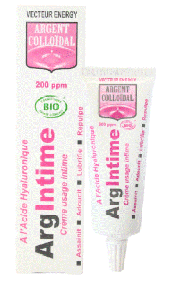 Arg'Intime BIO - Crème Hygiène à l'Argent colloïdal 200ppm 75ml