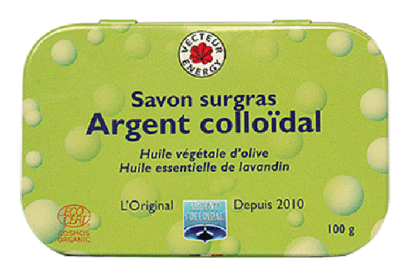 Savon surgras – A l’argent colloïdal 200 ppm 100gr