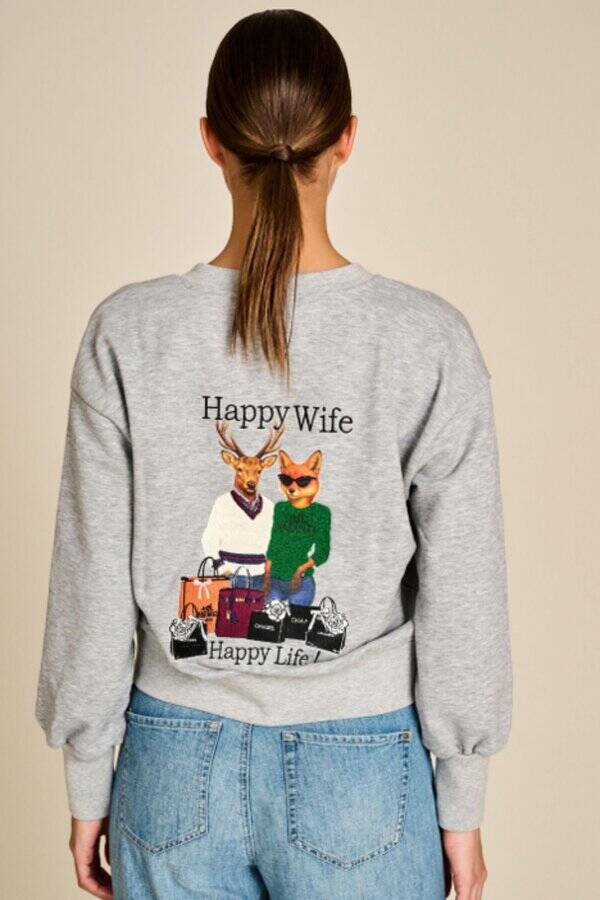 Sweater "Happy wife"