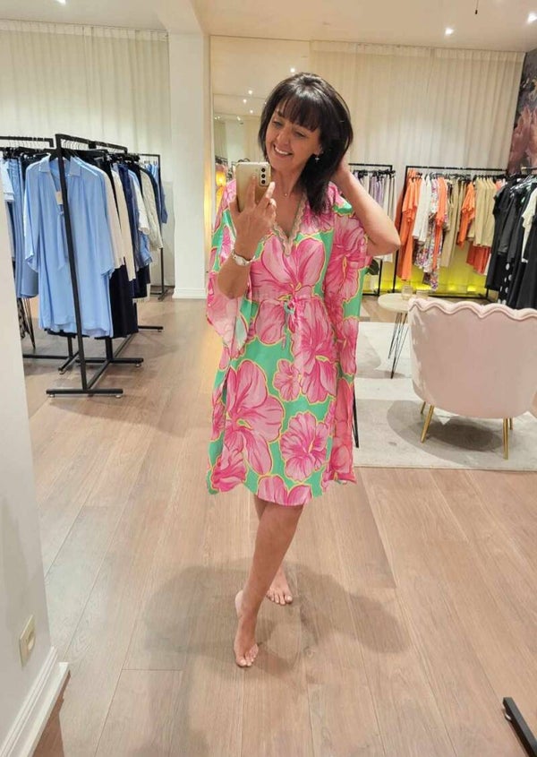 Due Amanti bloemen jurk