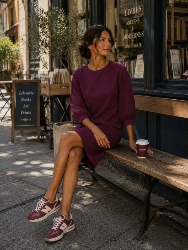 Jurk bordeaux Paris