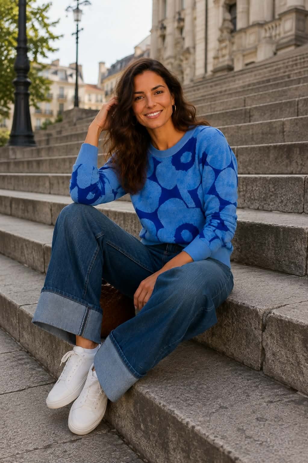 Sweater L&U blue