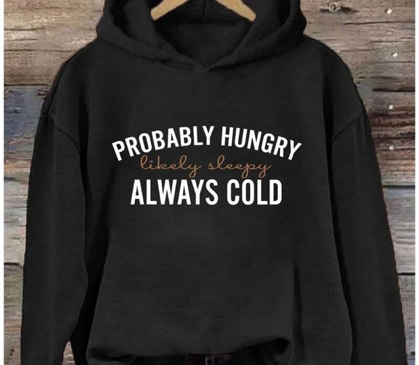 Hoodie met tekst .