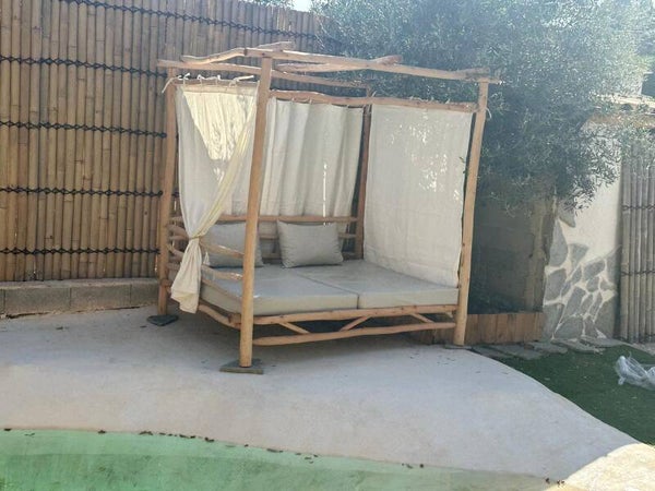Lit de Jardin Balinais Luxe Relaxant