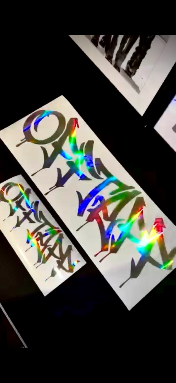 Holographic OFFTAPP MEDIUM sticker 300mm