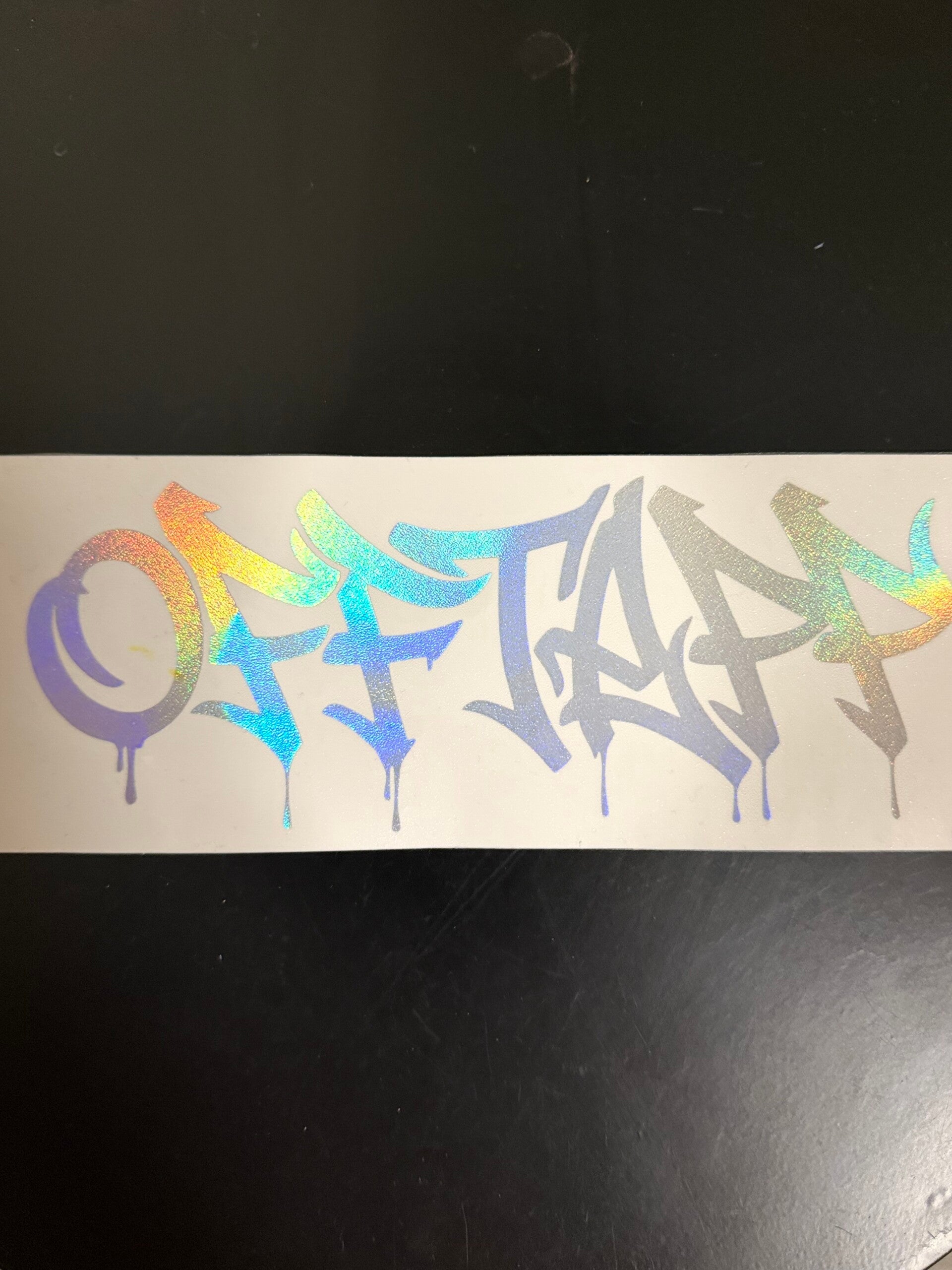 Holographic OFFTAPP sticker