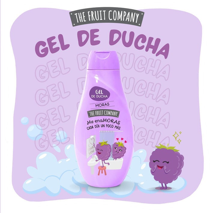 Gel douche mûres