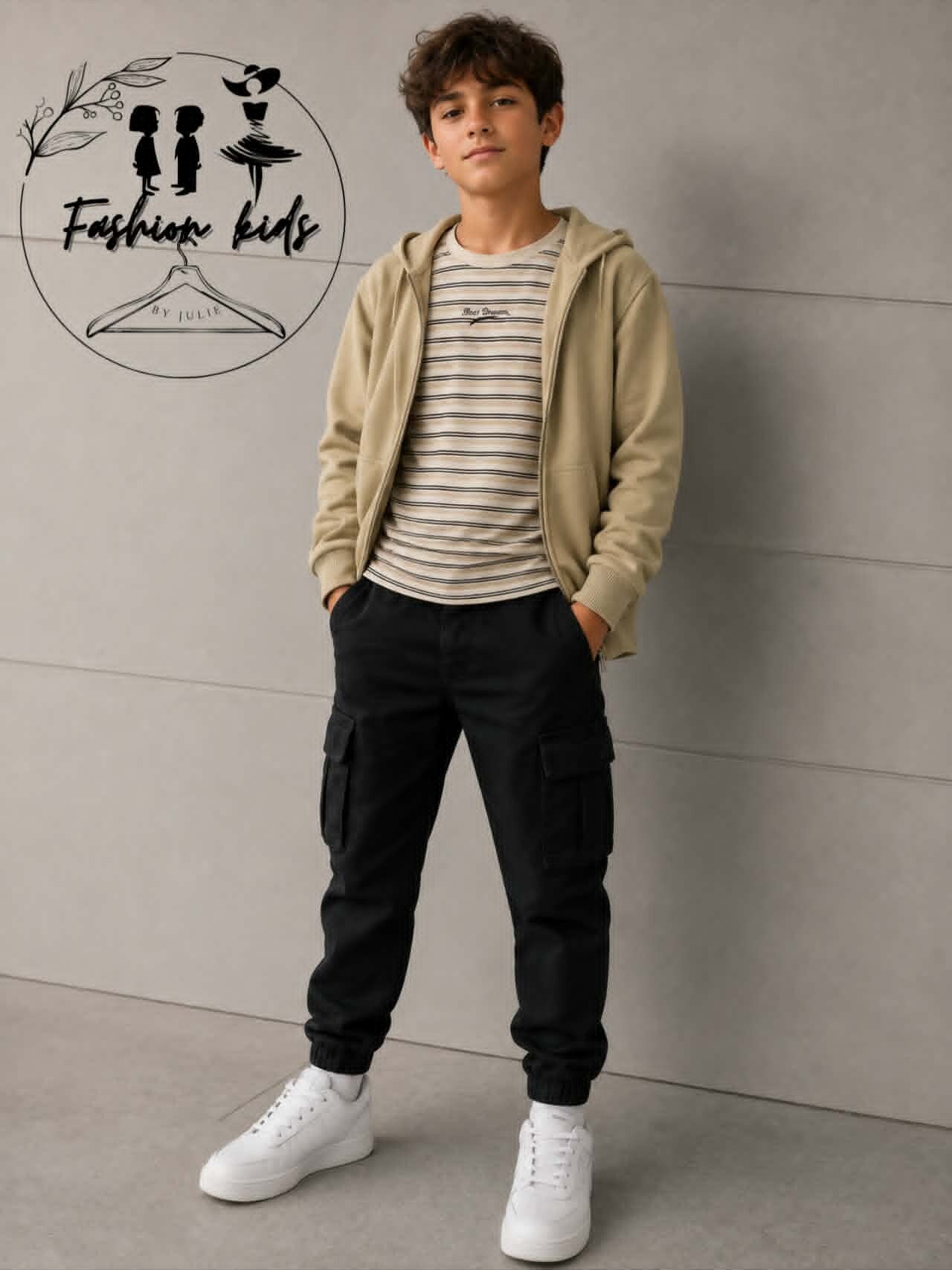 Veste zip léo