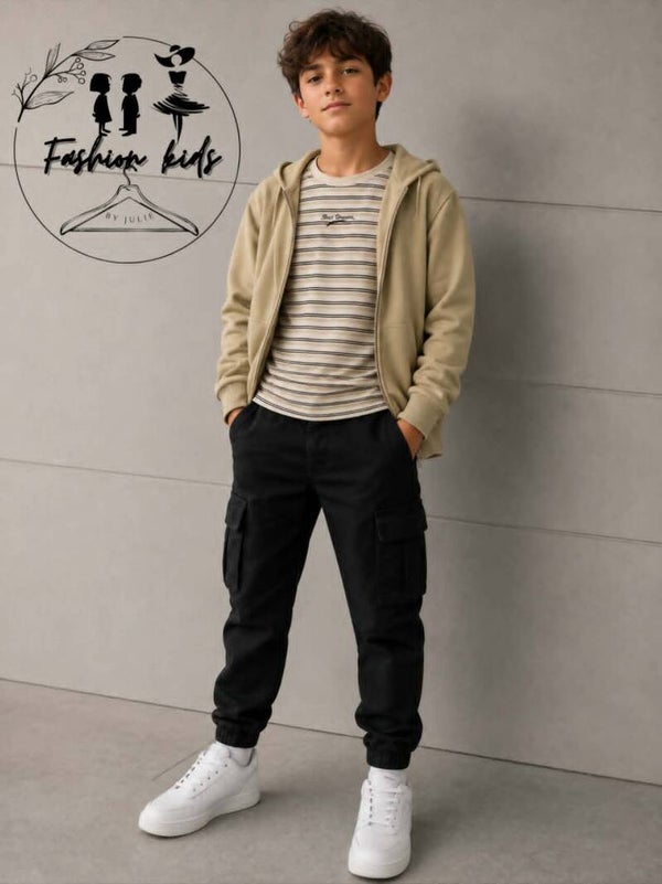 Veste zip léo