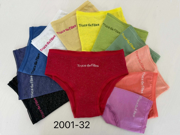 culottes "TRUC DE FILLES " à paillettes