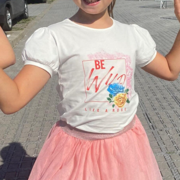 💥 t-shirt à fleurs 🌸