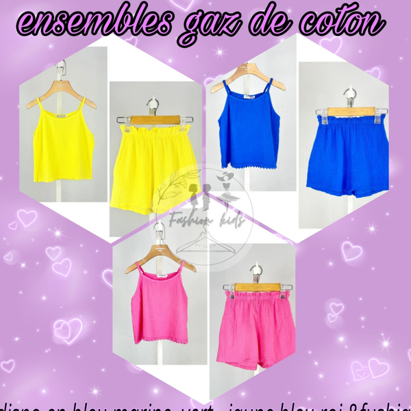 💥Ensemble gaz de coton 💥