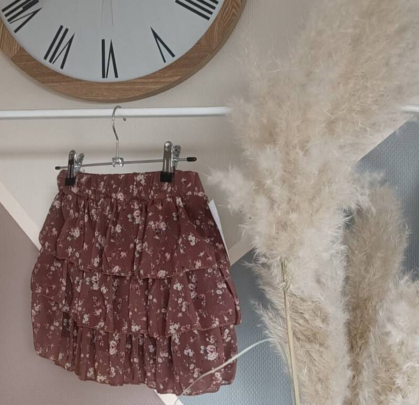 🌸Jupe volant marron🌸