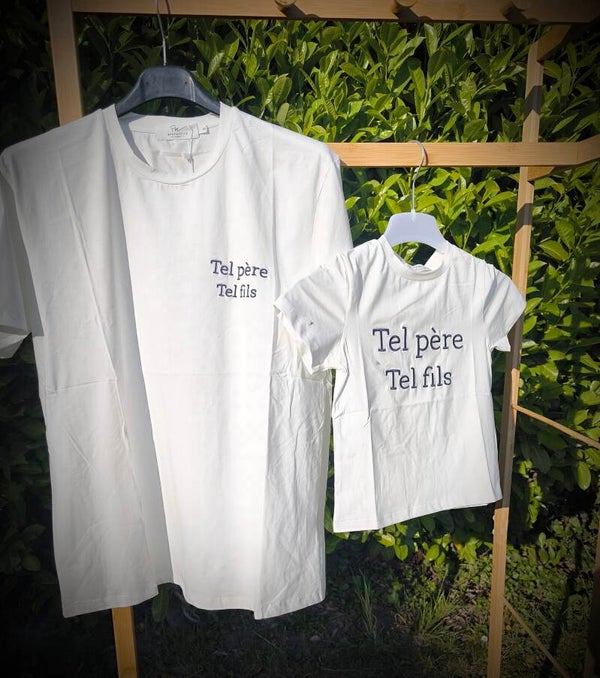 T-shirt Pere fils