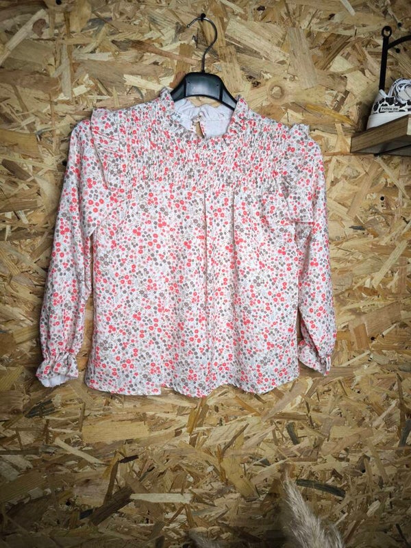 blouse à fleur