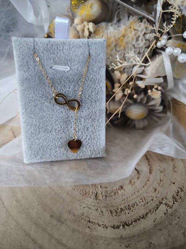 Collier coeur infini