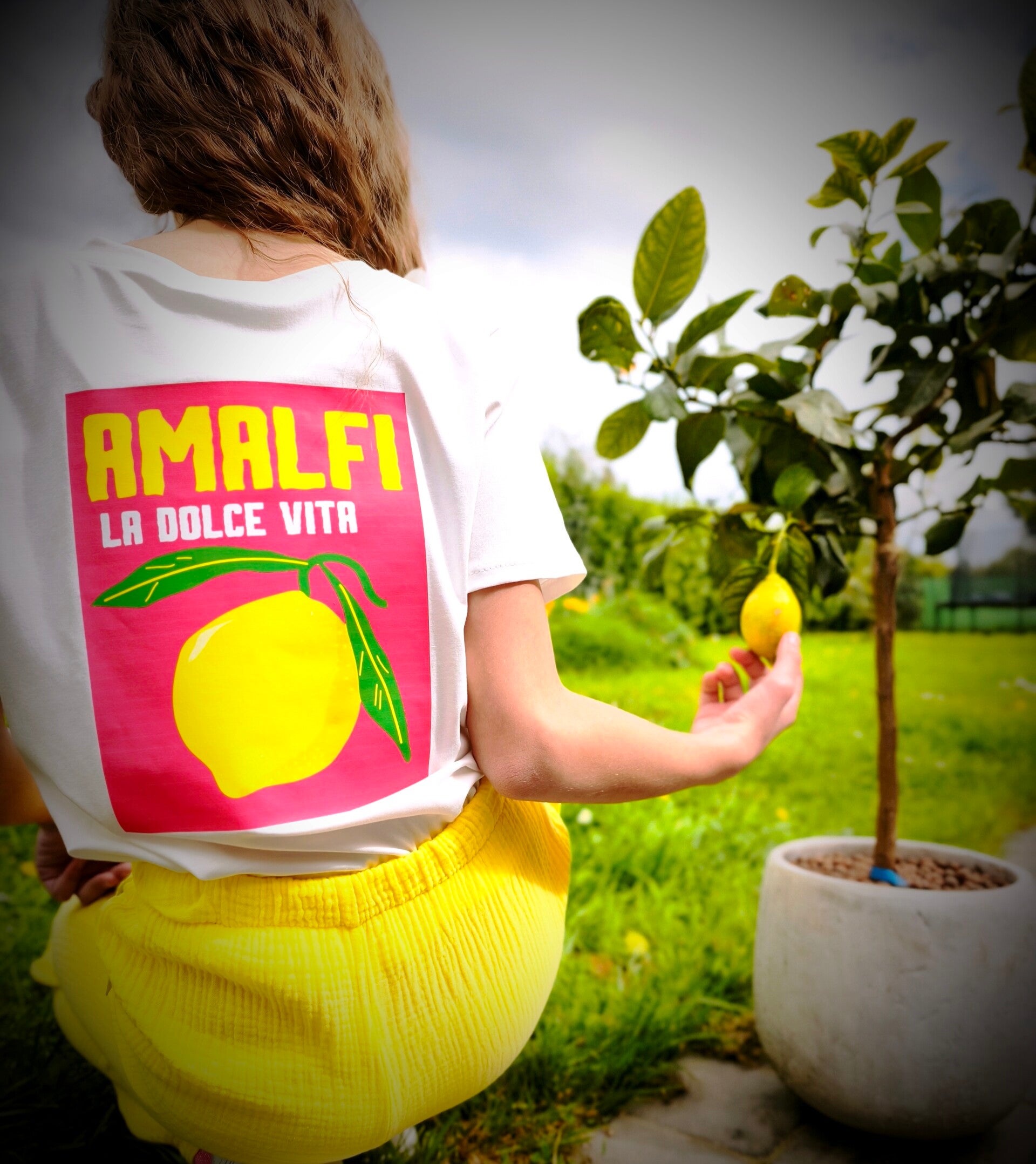 T-shirt AMALFI citron