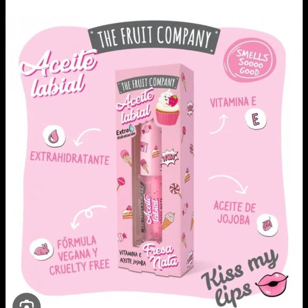 Huile a lèvres fraise chantilly 🍓