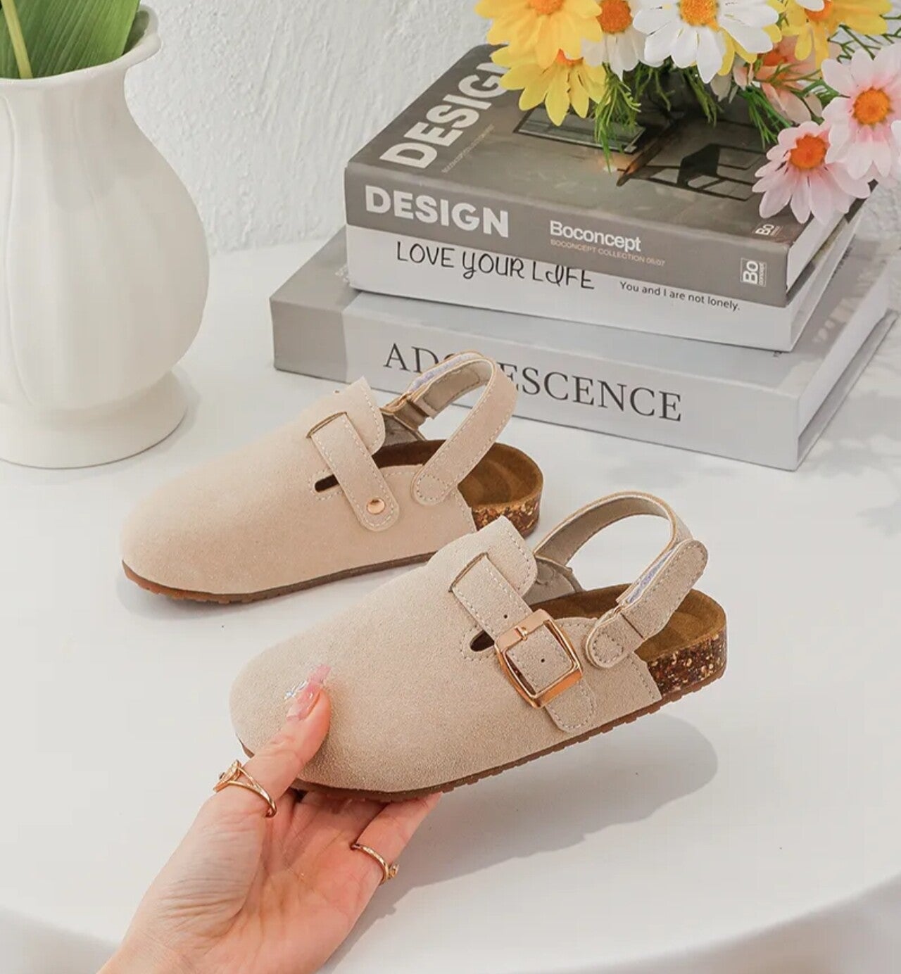 Sabot beige " Mixte"