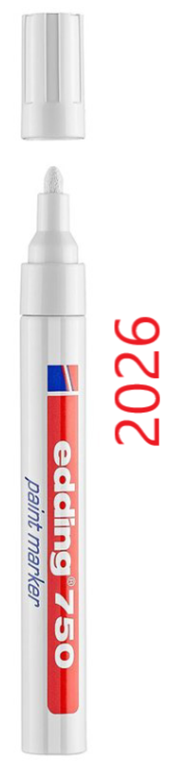 edding Königinnen-Zeichenstift "weiss"