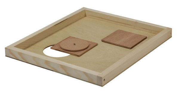 Dadant Mod Innendeckel mit Loch für Bienenflucht "10er"