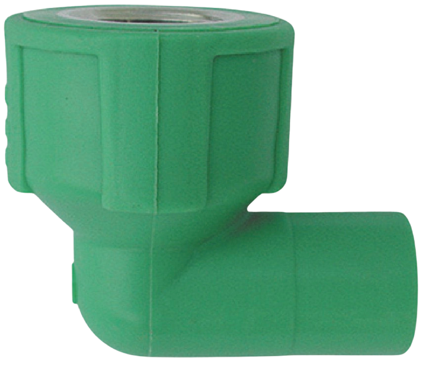 IKARO - Gomito filettato Femmina - Polipropilene - 1/2" x Ø 20