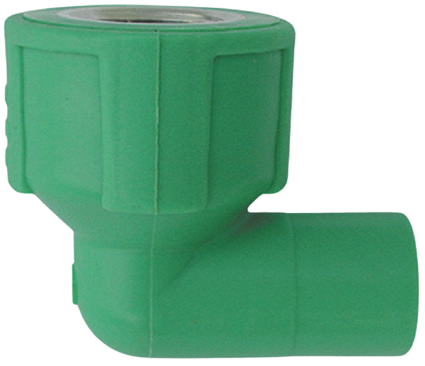 IKARO - Gomito filettato Femmina - Polipropilene - 1/2" x Ø 20