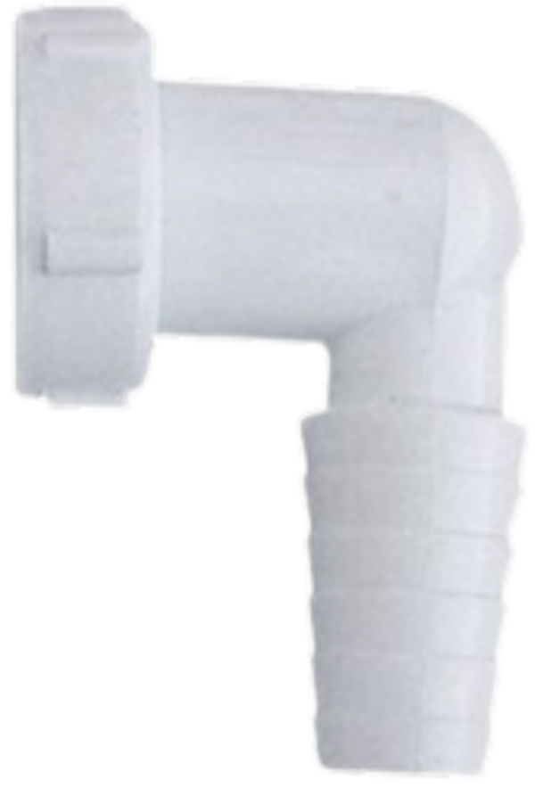 Raccordo per attacco lavatrice con ghiera e guarnizione - 1"