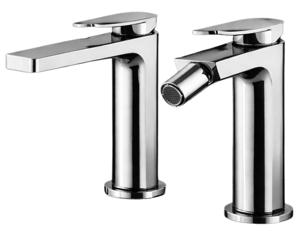 GATTONI - Soffio - Miscelatore lavabo + Miscelatore bidet