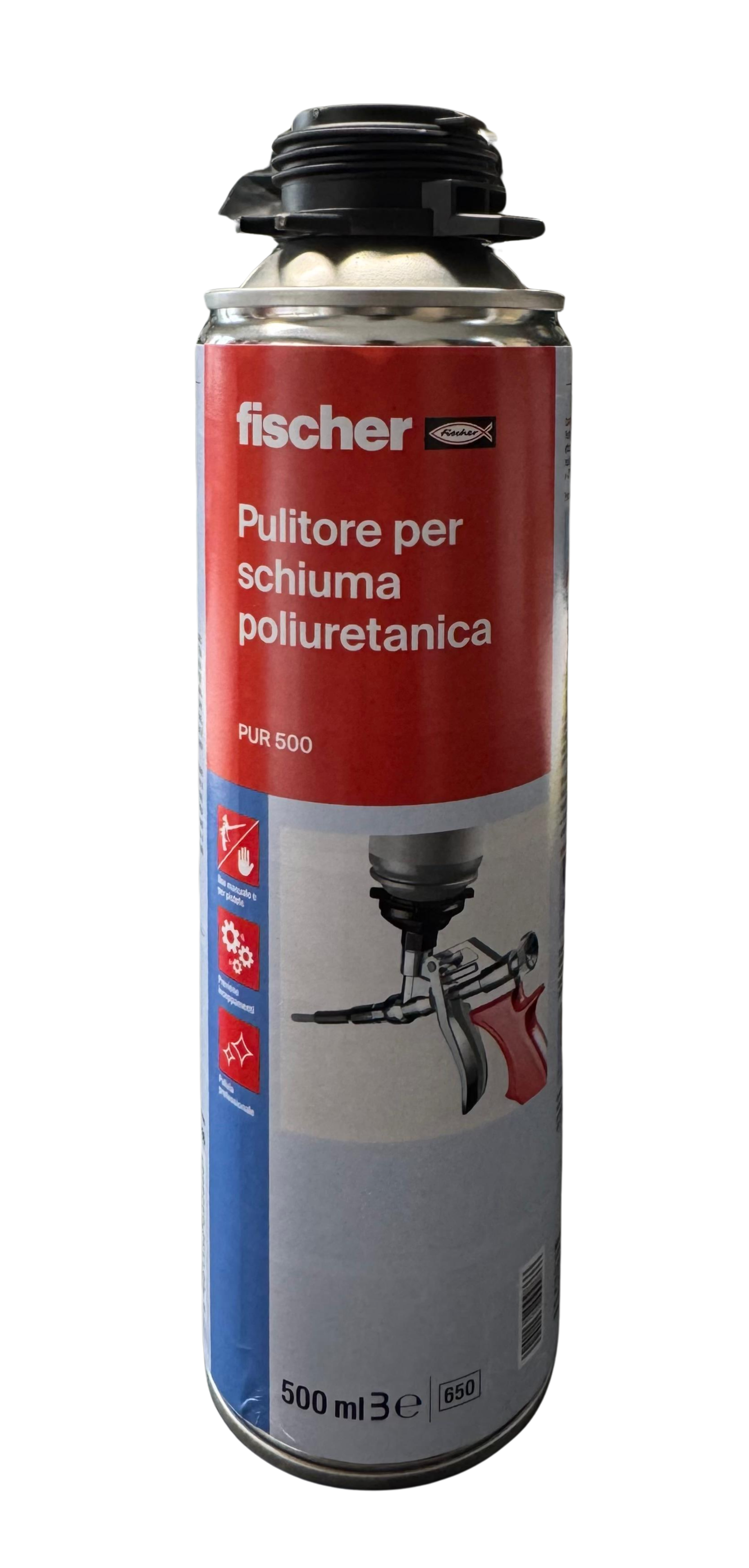 FISCHER - PUR 500 - Pulitore per schiuma poliuretanica