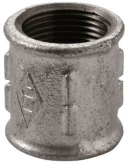 ATUSA - Manicotto con filettatura Dx e Sx - Zincato